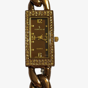 Elegant Peugeot copper Chain Link Watch